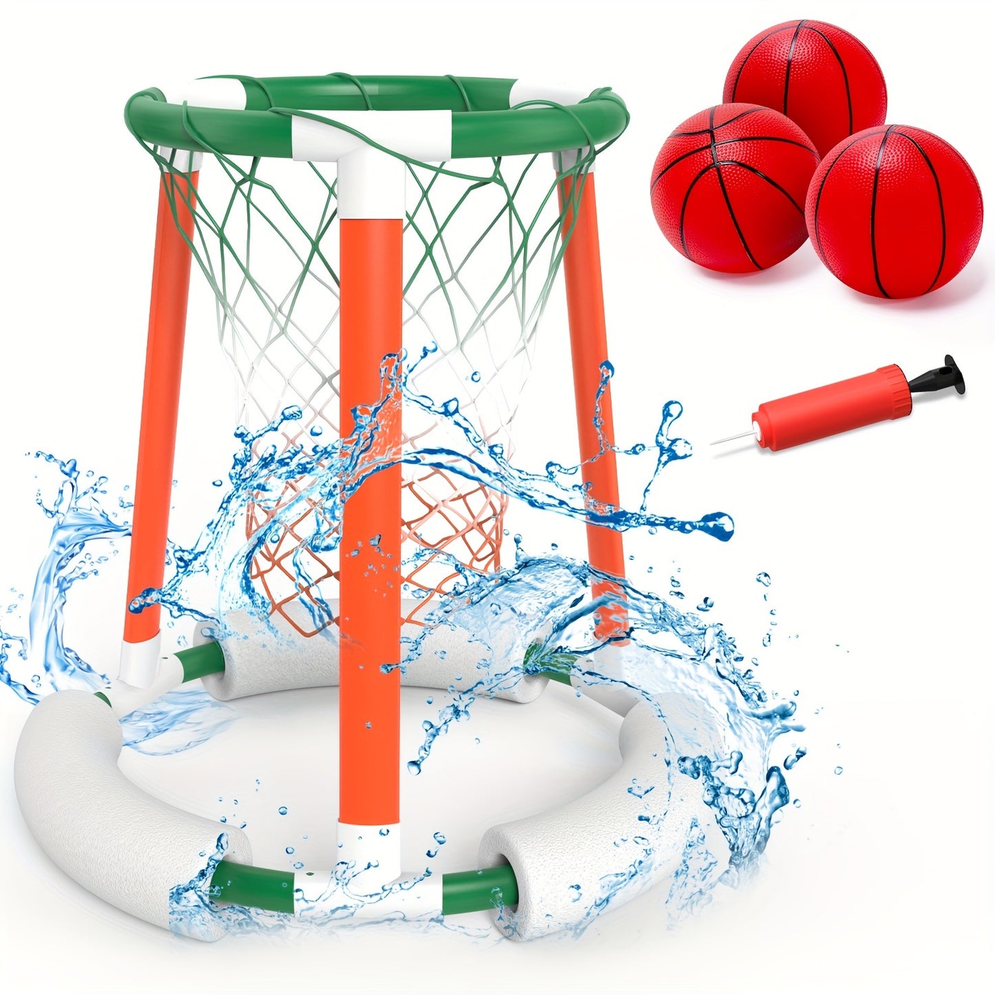 Floating Inflatable Pool Basketball