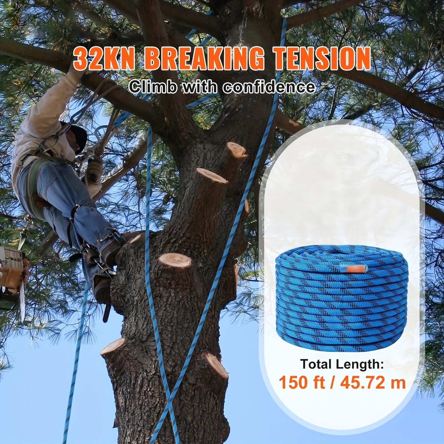 12.7mm Static Climbing Rope