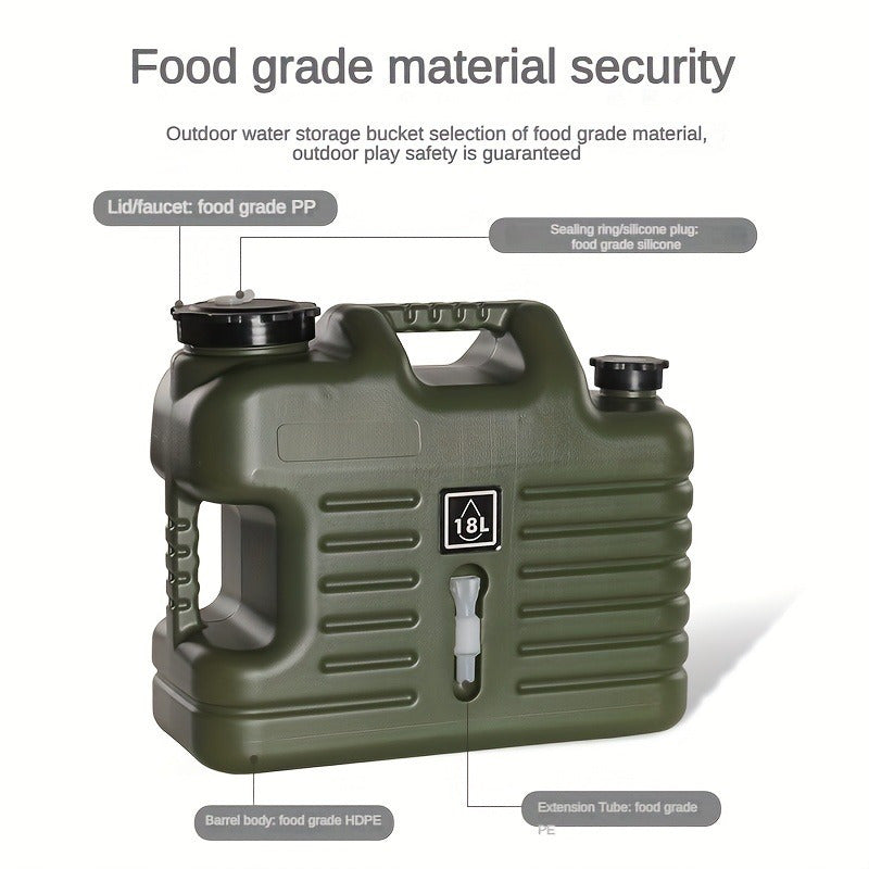 3.17gal/ 4.76gal Portable Water Containe
