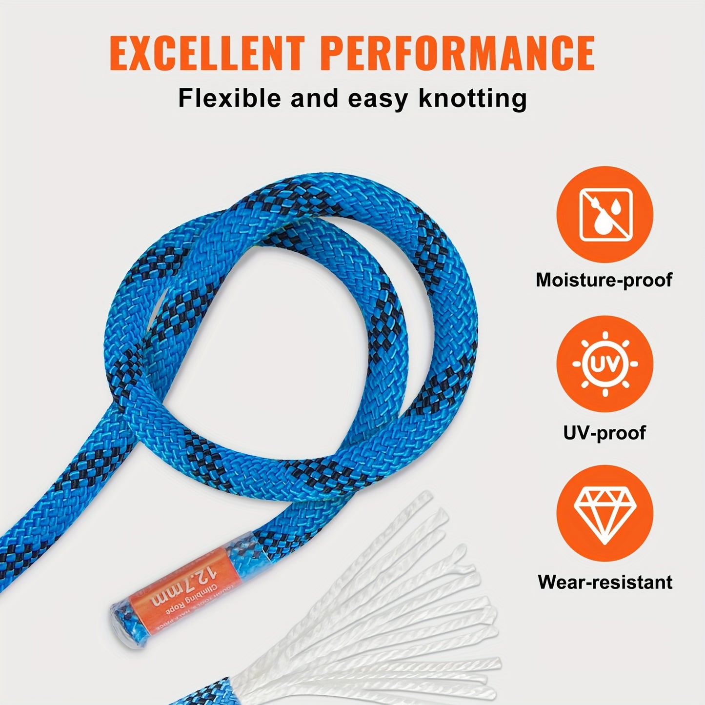 12.7mm Static Climbing Rope
