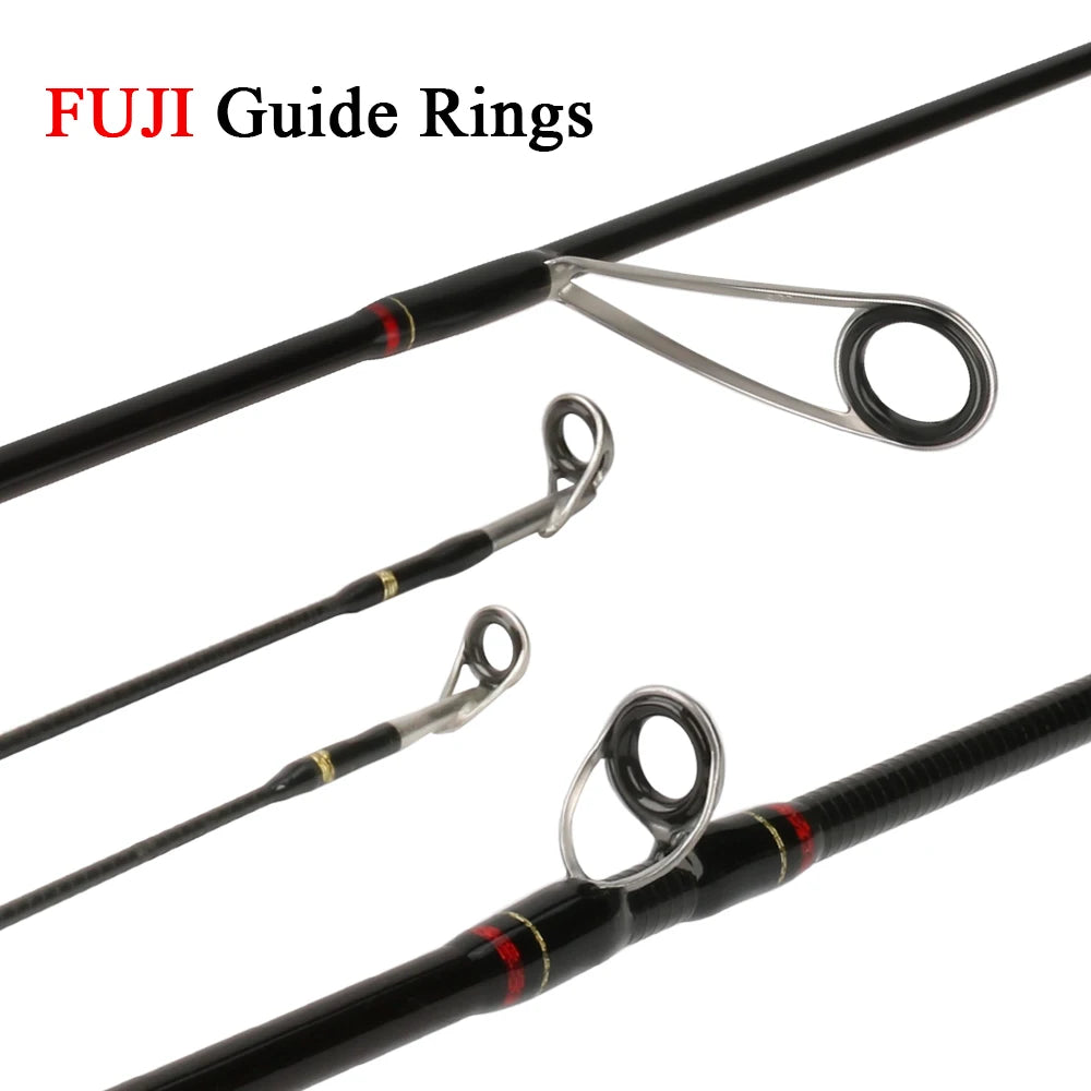 Ultra Light Soft Fishing Rod 1.8m 1.9m 1.92m Fast Medium Action Spinning Rod Carbon Fiber Trout Fishing