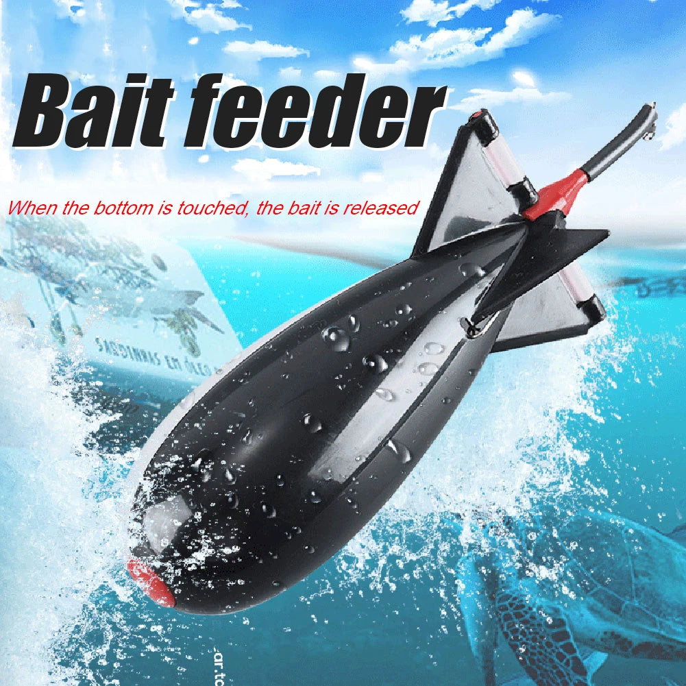 Carp Fishing Rocket Bomb Float Bait Thrower ABS Material Feeder Tackle Tool