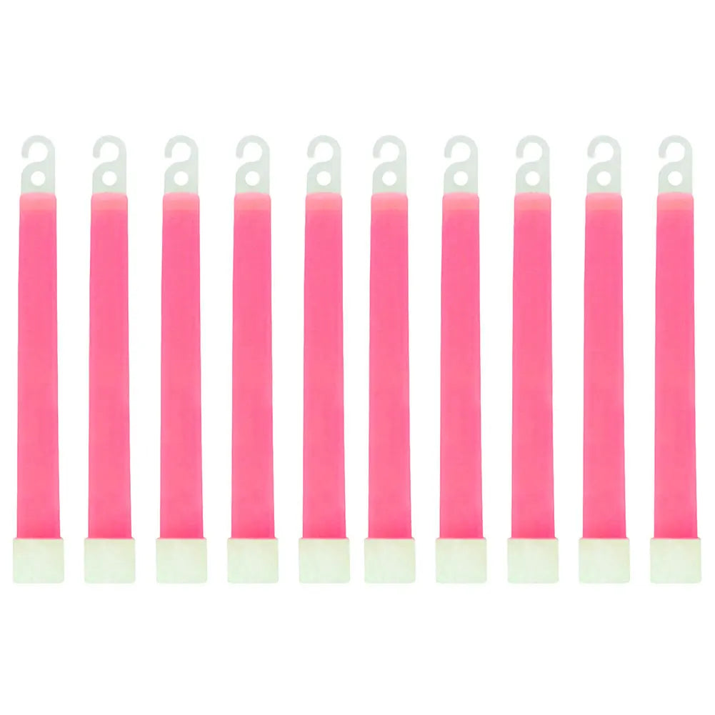 10 Pack 6 Inch Glow Light Sticks Emergency Warning Lamp Waterproof Hiking Camping Equipment
