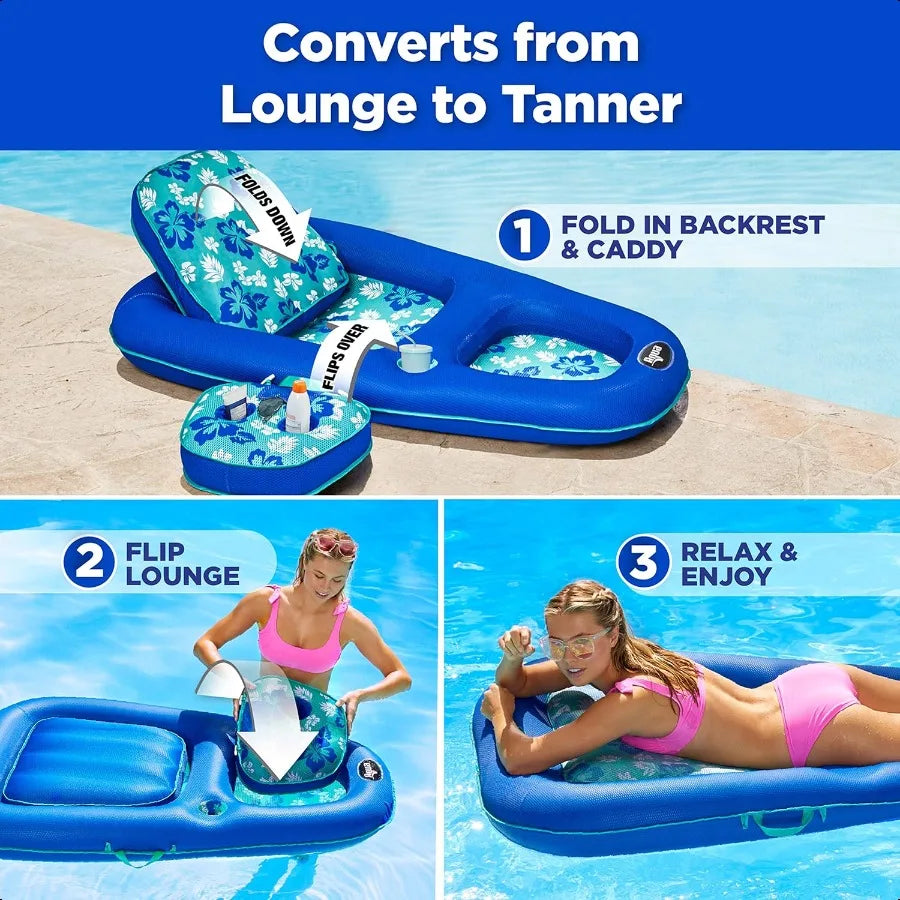 Extra Large Inflatable Pool Float Lounge for Ages 14 and Up