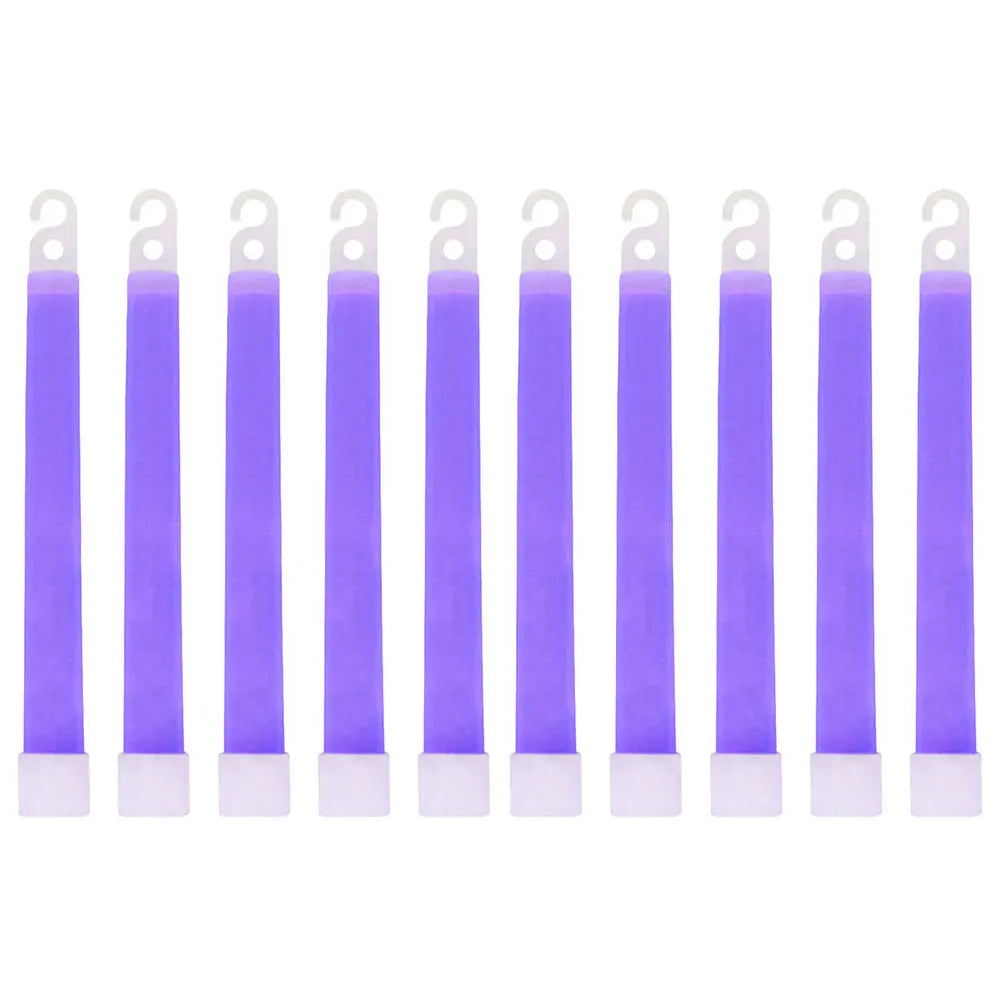 10 Pack 6 Inch Glow Light Sticks Emergency Warning Lamp Waterproof Hiking Camping Equipment