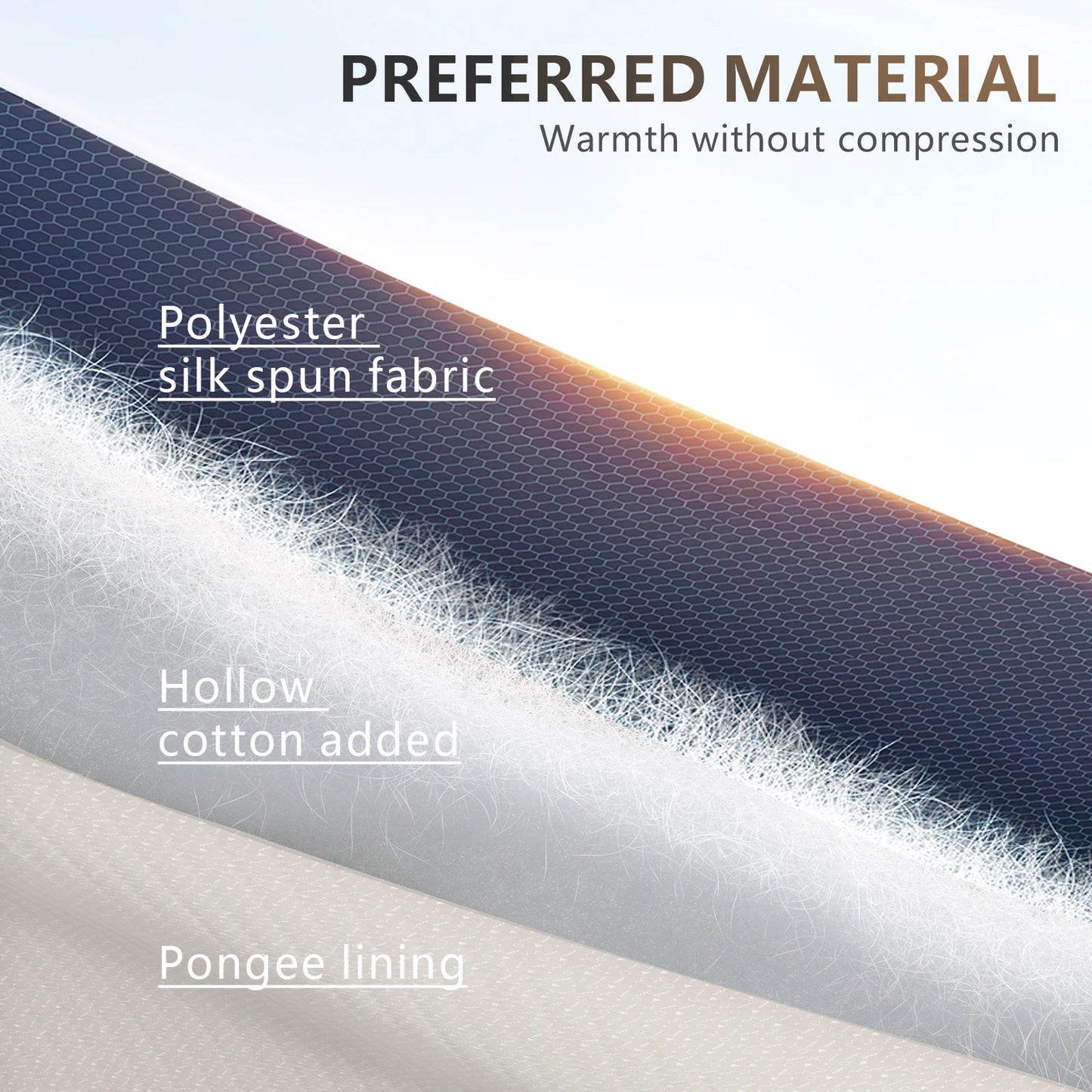 Camping Sleeping Bag Waterproof Adult Cotton Terylene Winter Splic 5 to 0 Degrees