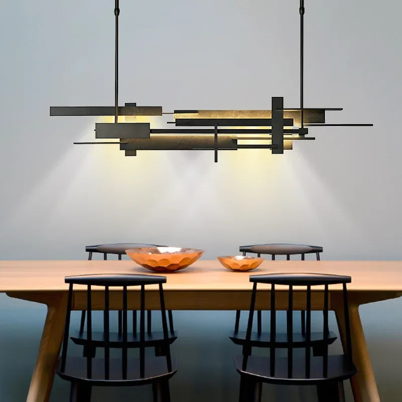 Nordic Restaurant Wall Lamp Cord Pendant Iron Finish Energy Saving Dimmable Light