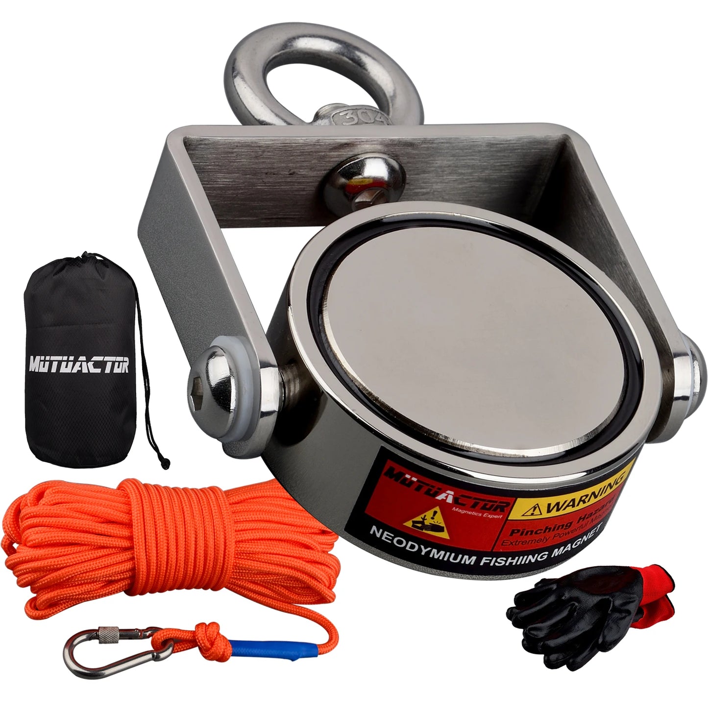 Salvage Magnet Sea Fishing Equipment Holder 140KG Rare Earth Magnet for Treasure Hunting and Lifting Applications