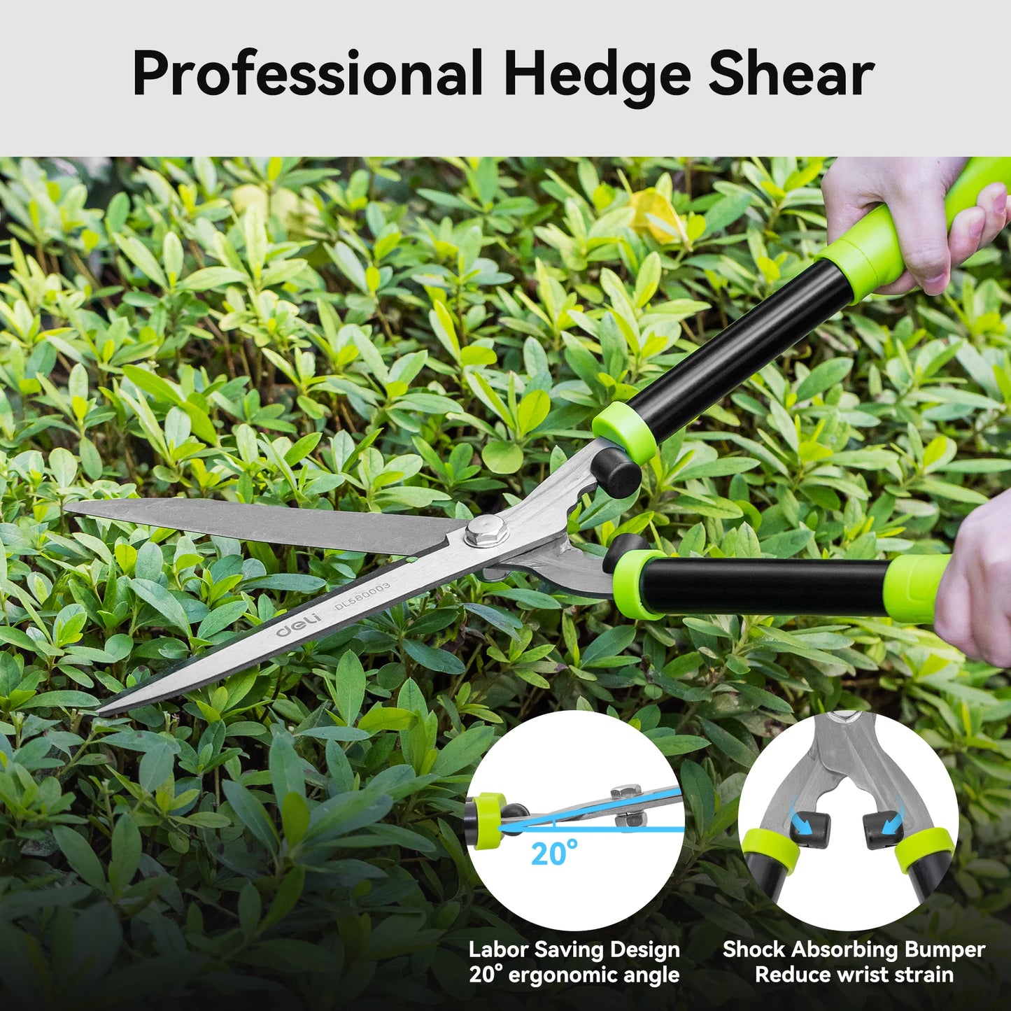 i 3-Piece Loppers, Hedge Clippers & Pruners Set for Gardening