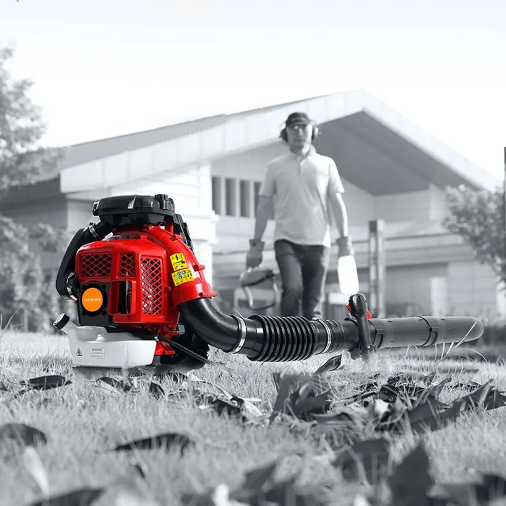 Backpack Gas Powered Leaf Blower for Efficient Cleaning