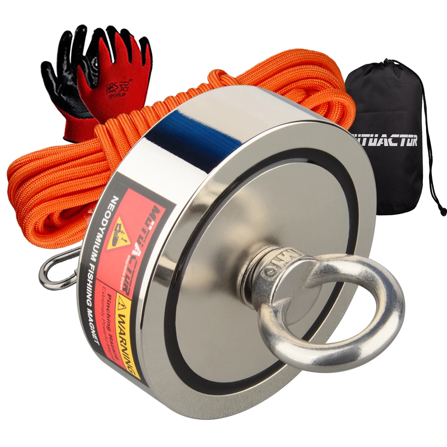 Salvage Magnet Sea Fishing Equipment Holder 140KG Rare Earth Magnet for Treasure Hunting and Lifting Applications