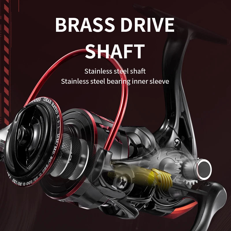 Sea Fishing Wheel Reel Spinning Reel for Ocean Boat Rock Beach and Lake Fishing