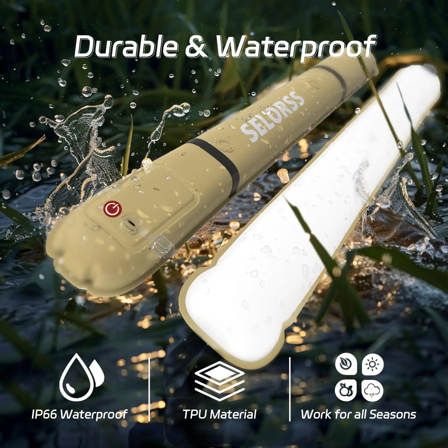 Rechargeable Portable Camping Tent Lamp for Outdoor Use