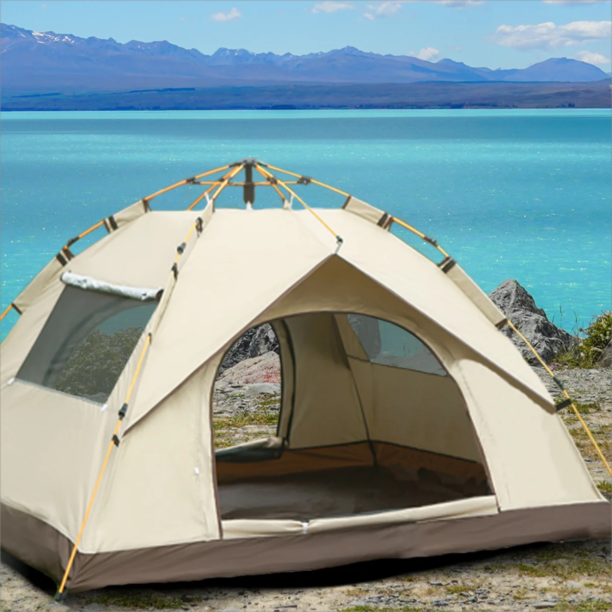 Outdoor Shelter Sunshade for Quick Automatic Setup