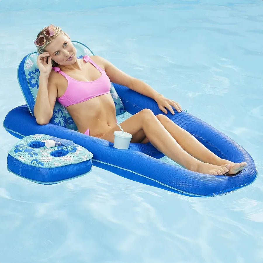 Extra Large Inflatable Pool Float Lounge for Ages 14 and Up
