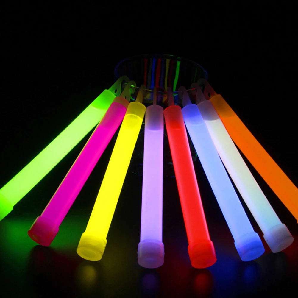 10 Pack 6 Inch Glow Light Sticks Emergency Warning Lamp Waterproof Hiking Camping Equipment