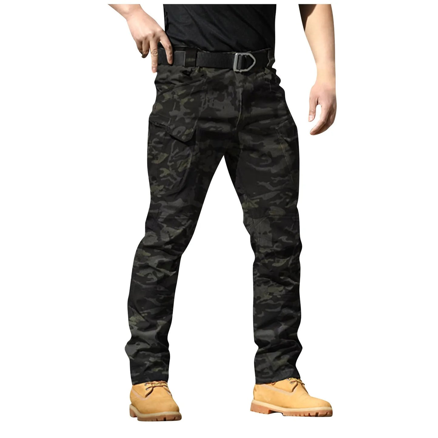 Men's Multi Pocket Pants Cargo Style for Casual Wear