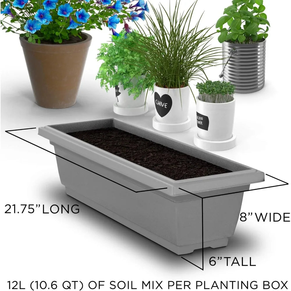 4Ft Vertical Raised Garden Bed 5 Tier Food Safe Planter Box for Indoor and Outdoor Gardening