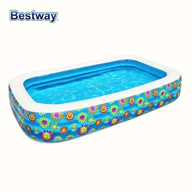 Family Inflatable Pool with Floating Row Model 54121