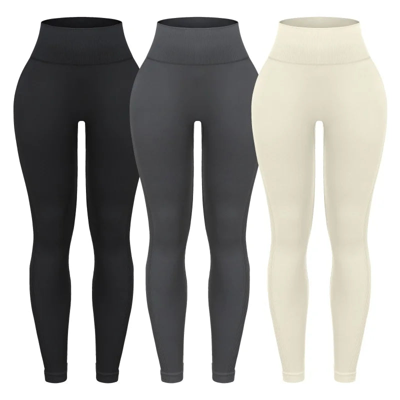 3 Piece Workout Leggings Sets for Women - Activewear Outfit