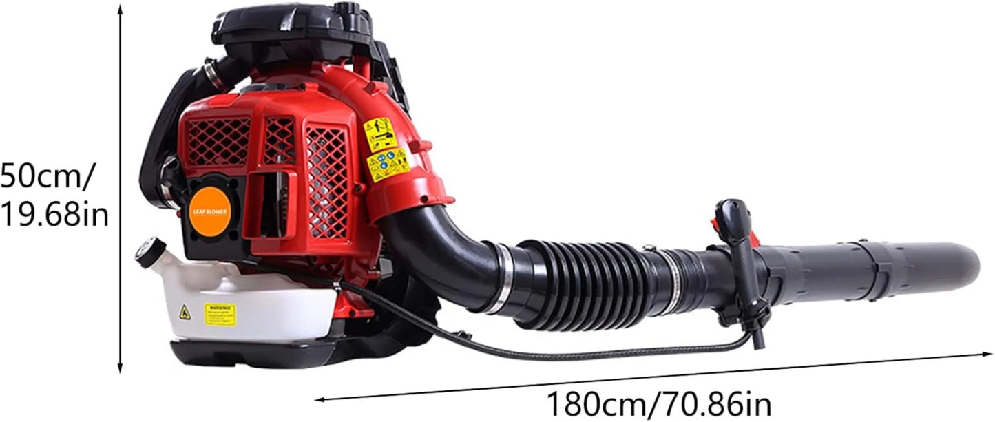 Backpack Gas Powered Leaf Blower for Efficient Cleaning