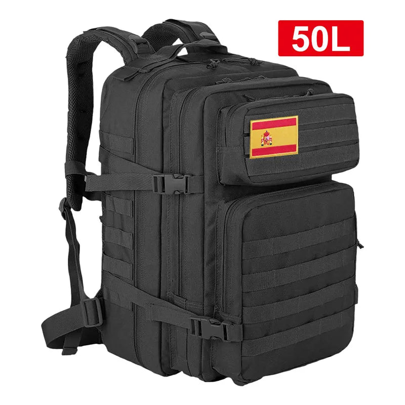 45L 25L Tactical Backpack Men's Waterproof Softback Unisex for Hiking Camping Hunting Travel Cycling