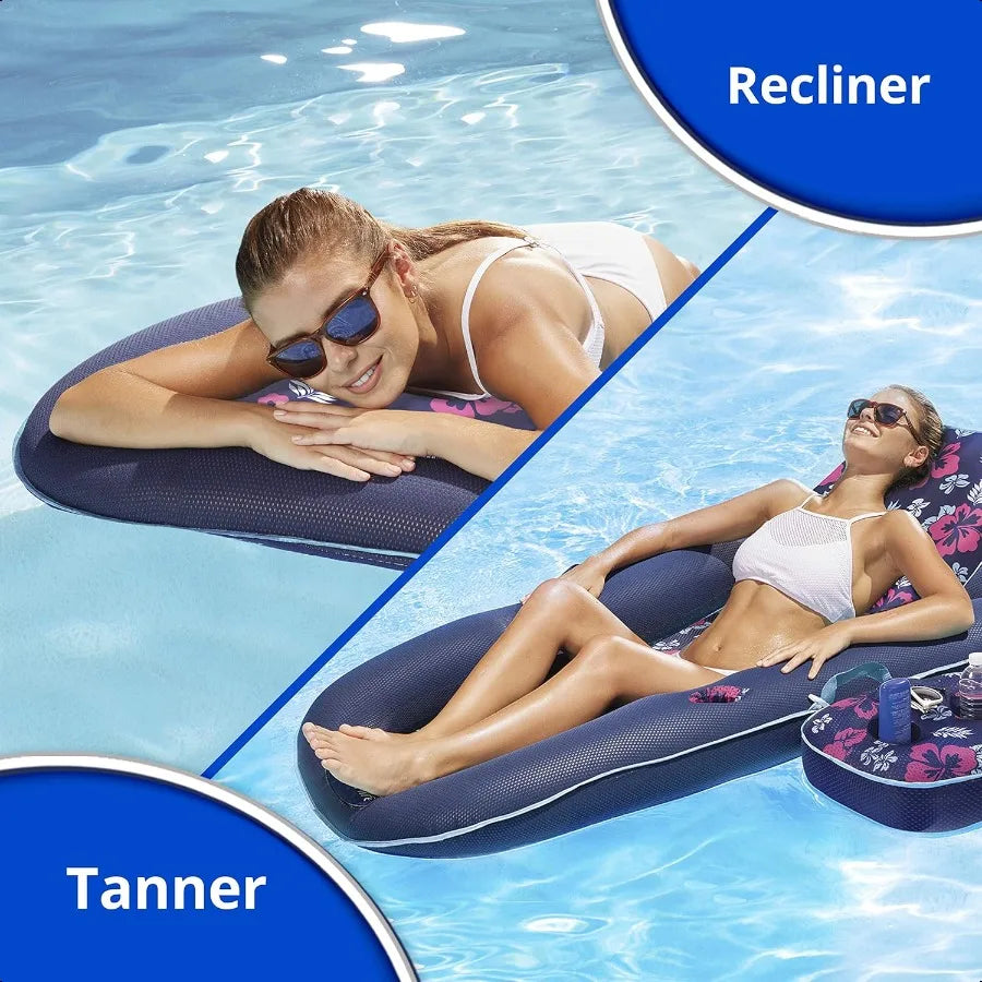 Extra Large Inflatable Pool Float Lounge for Ages 14 and Up