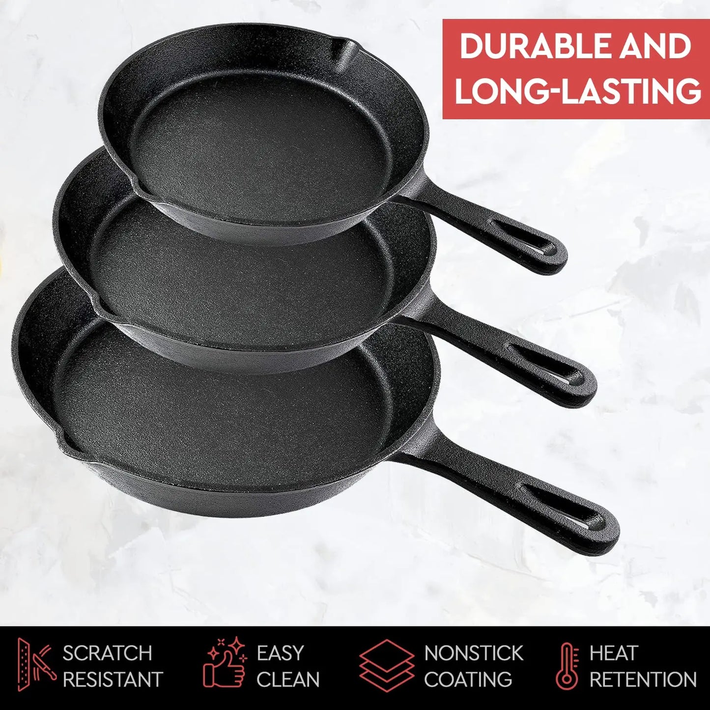 Non-Stick Stainless Steel Frying Pan Set for Induction Cooker 20cm Chef's Pan