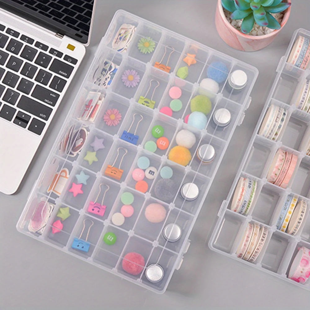 2pcs Tackle Box Organizer for Fishing Accessories Plastic Storage Solution