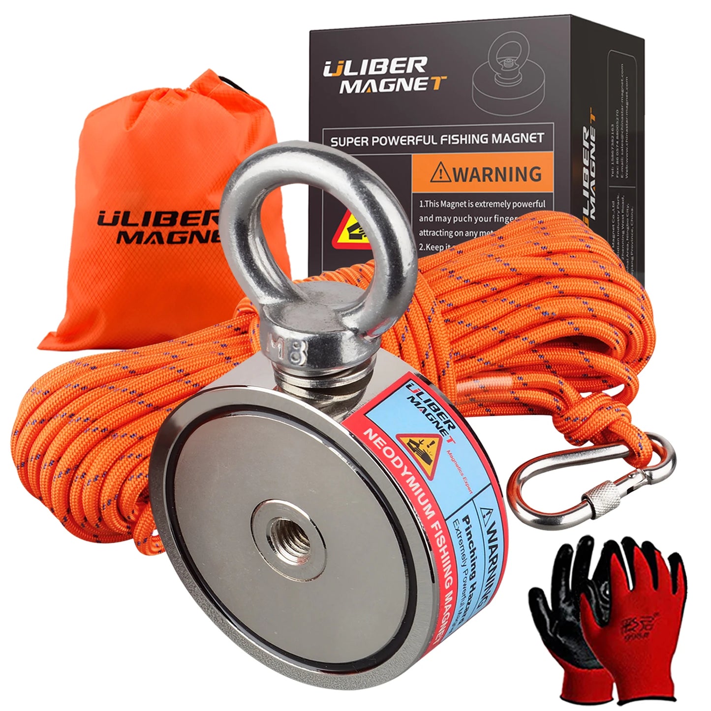 Salvage Magnet Sea Fishing Equipment Holder 140KG Rare Earth Magnet for Treasure Hunting and Lifting Applications