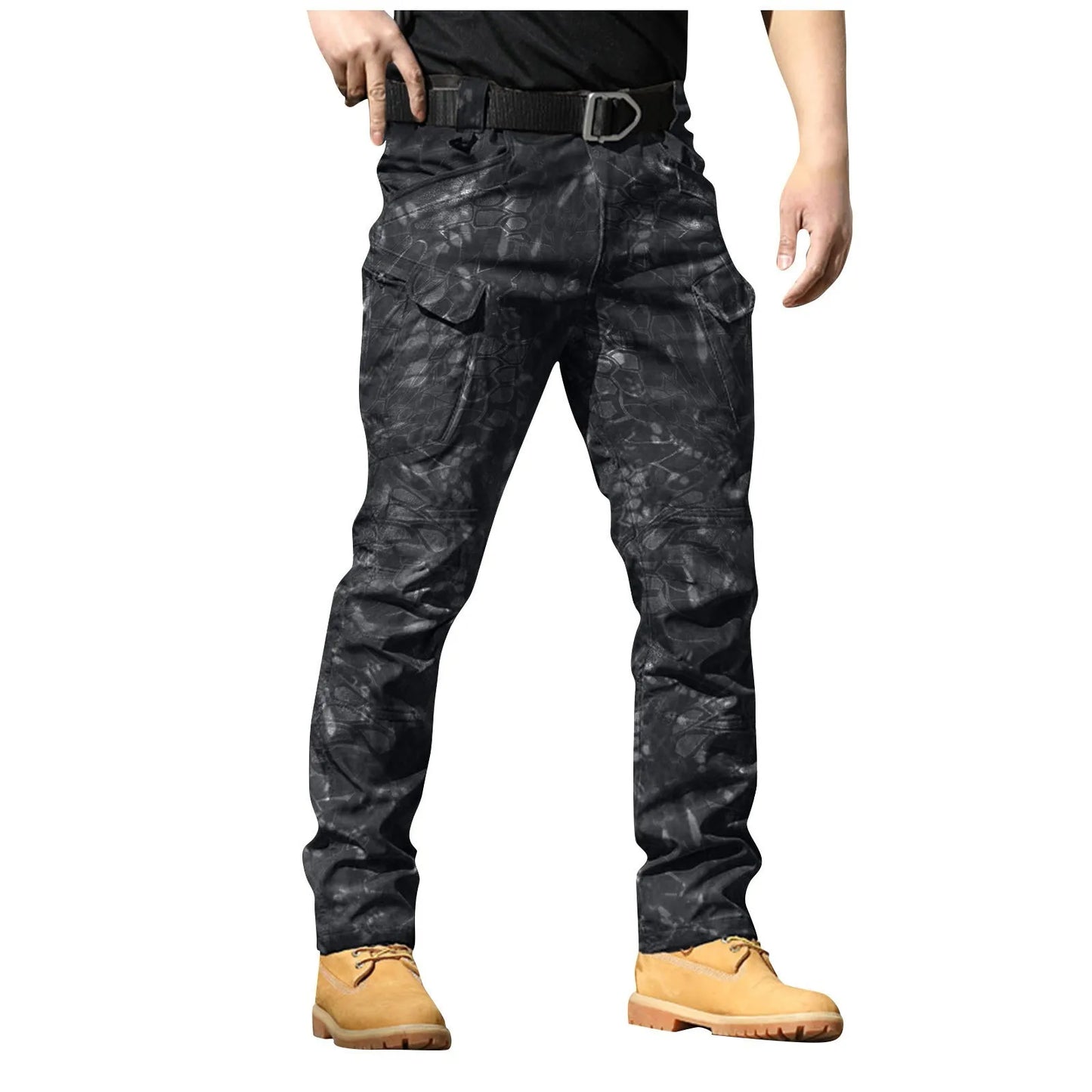 Men's Multi Pocket Pants Cargo Style for Casual Wear