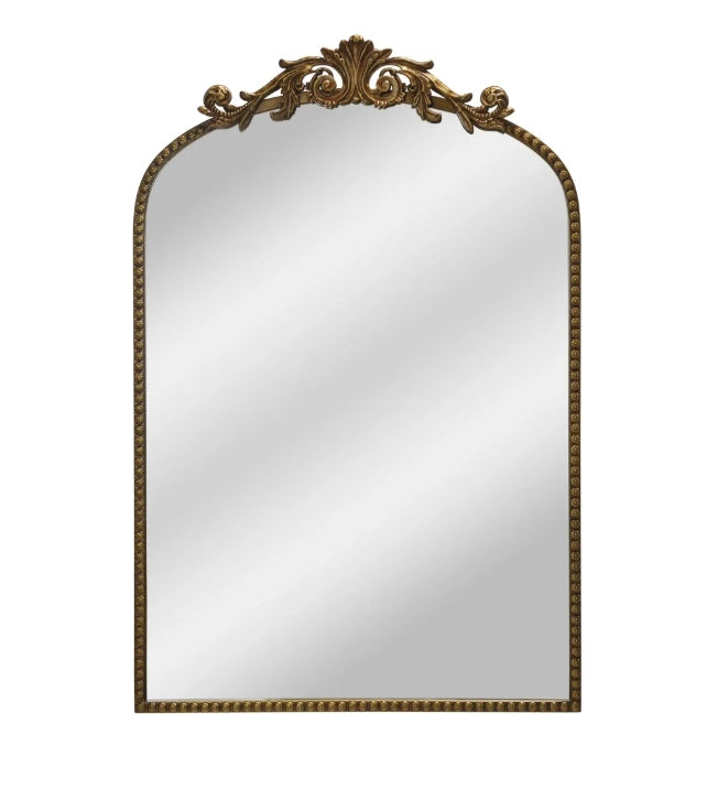 24" x 34" Traditional Arched Decorative Mirror for Home