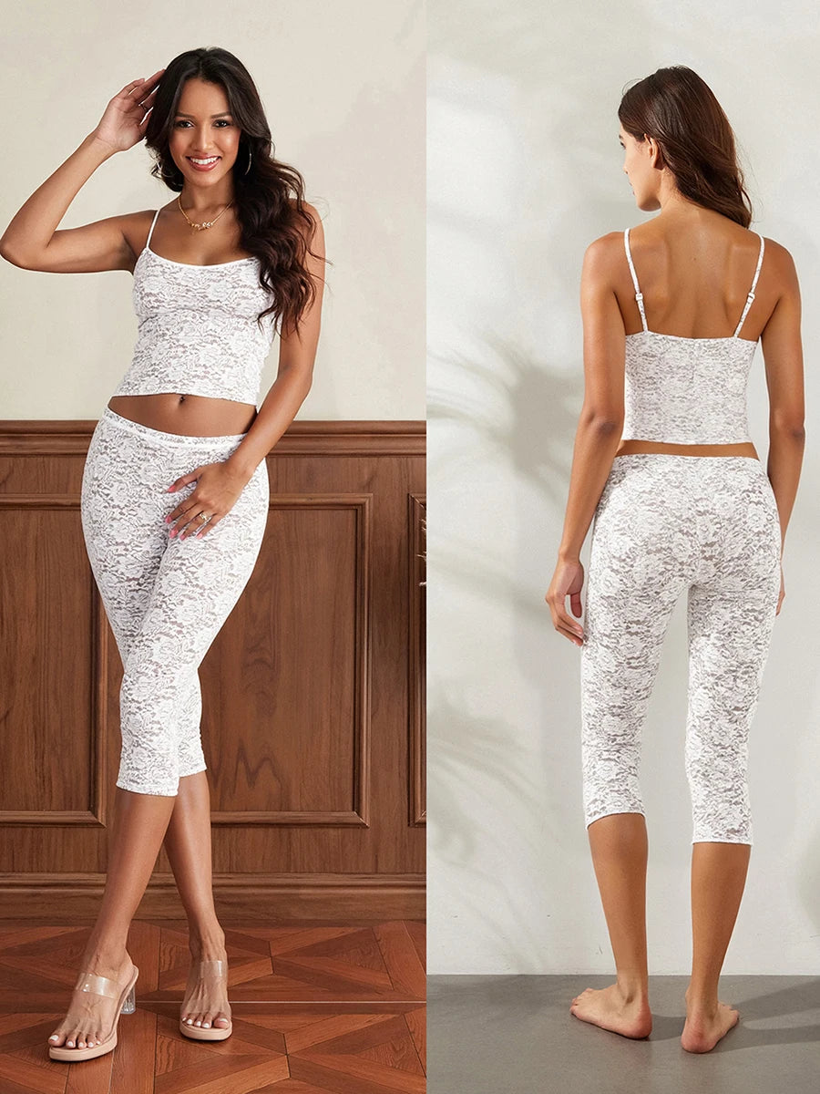 Women's Off-Shoulder Blouse Skinny Pants Set for Casual Style