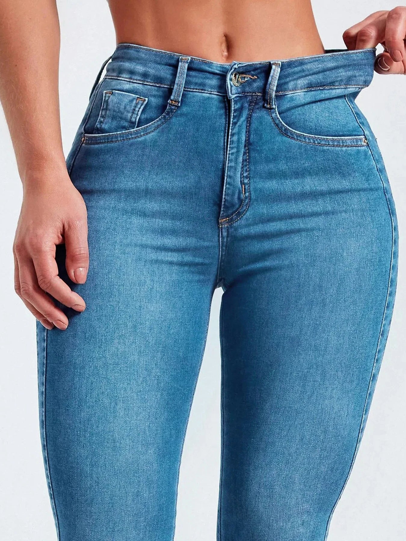Women's Sexy Hip Lifting High Stretch Slim Fit Denim Jeans