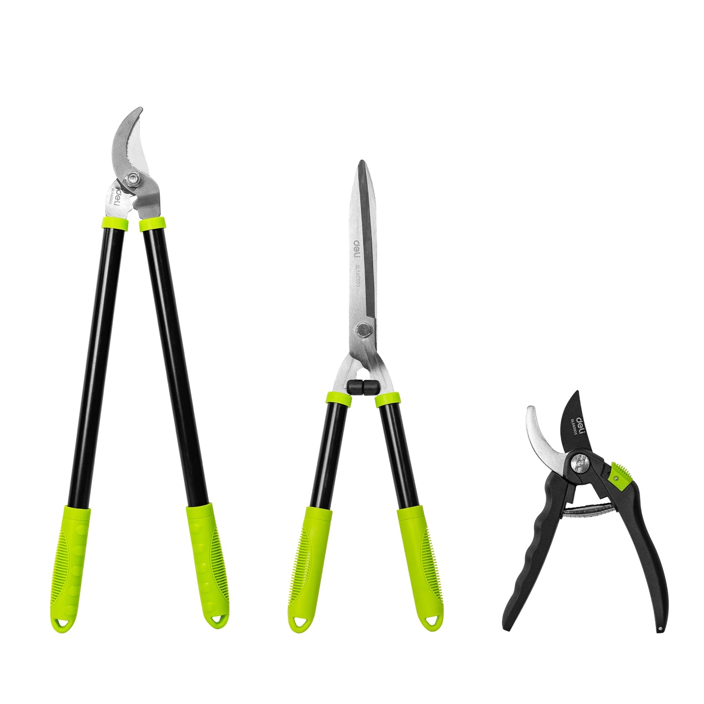 i 3-Piece Loppers, Hedge Clippers & Pruners Set for Gardening