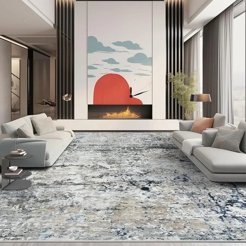 8x10 Stain Resistant Area Rugs Non Slip Striped Design