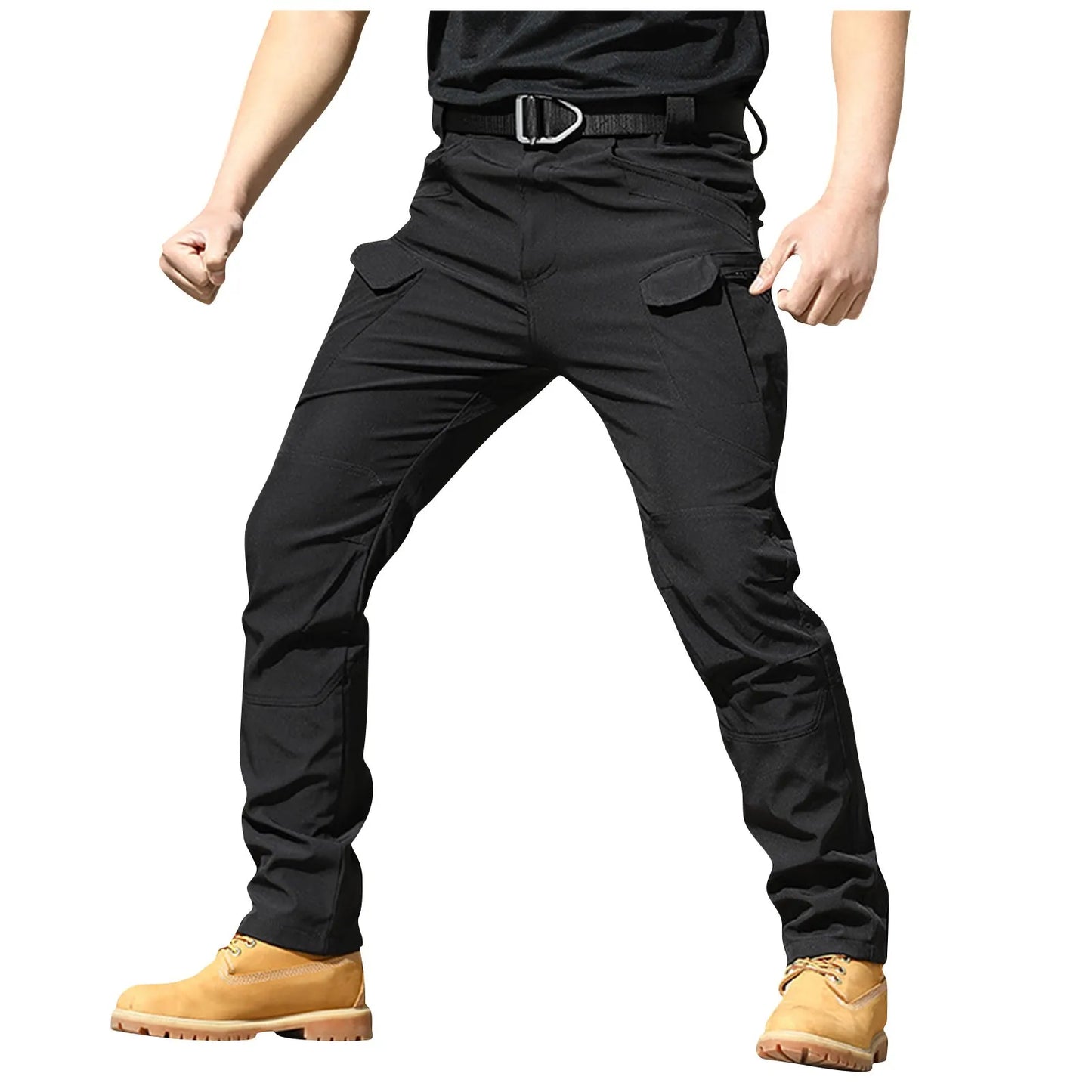 Men's Multi Pocket Pants Cargo Style for Casual Wear