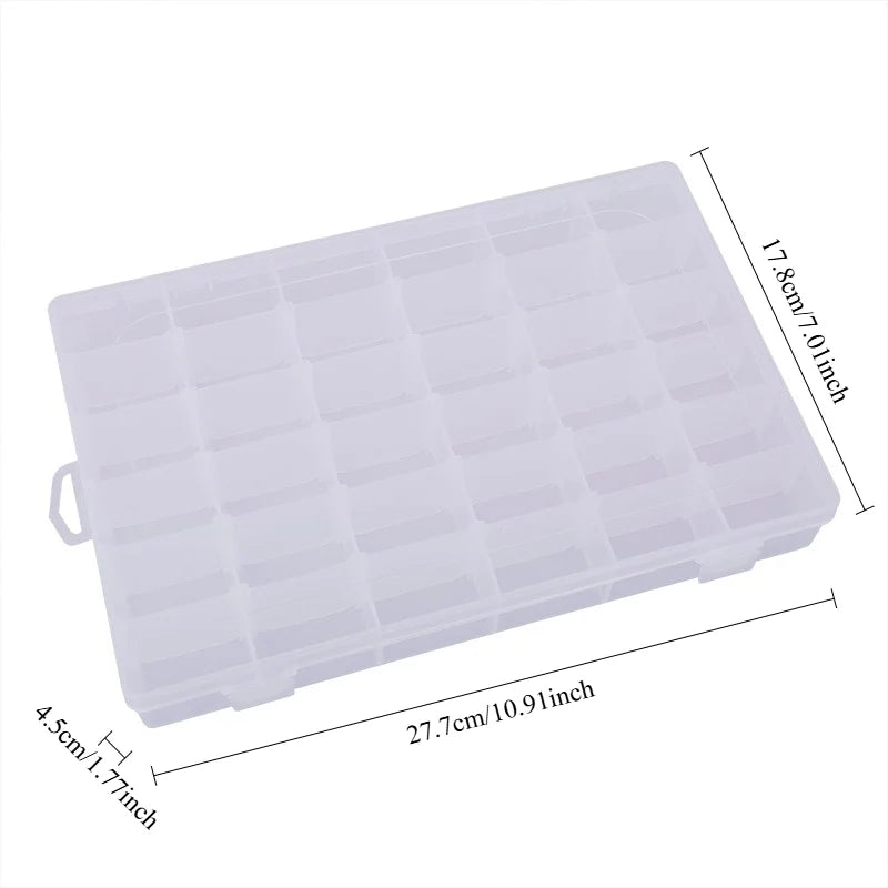 2pcs Tackle Box Organizer for Fishing Accessories Plastic Storage Solution