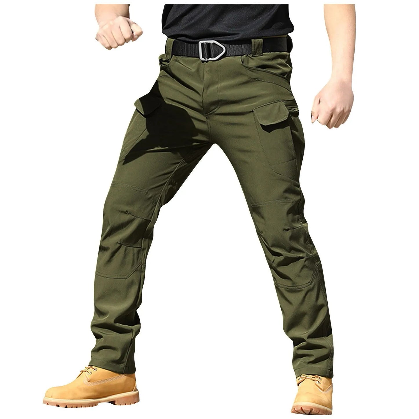 Men's Multi Pocket Pants Cargo Style for Casual Wear