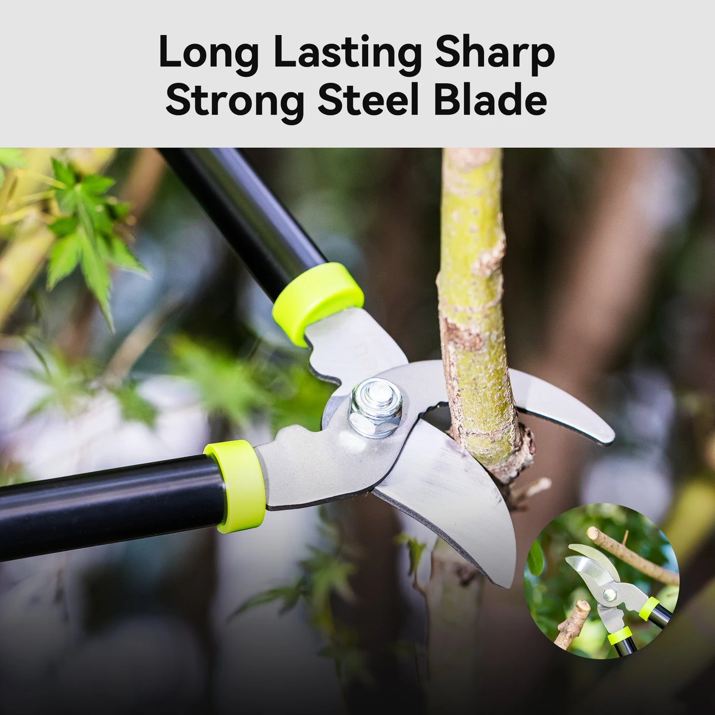 i 3-Piece Loppers, Hedge Clippers & Pruners Set for Gardening