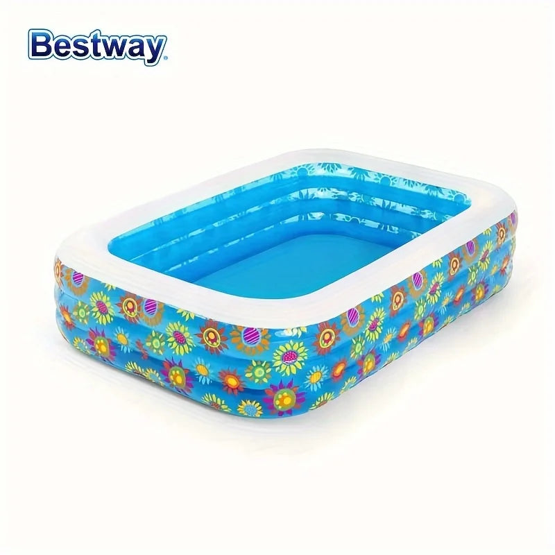 Family Inflatable Pool with Floating Row Model 54121