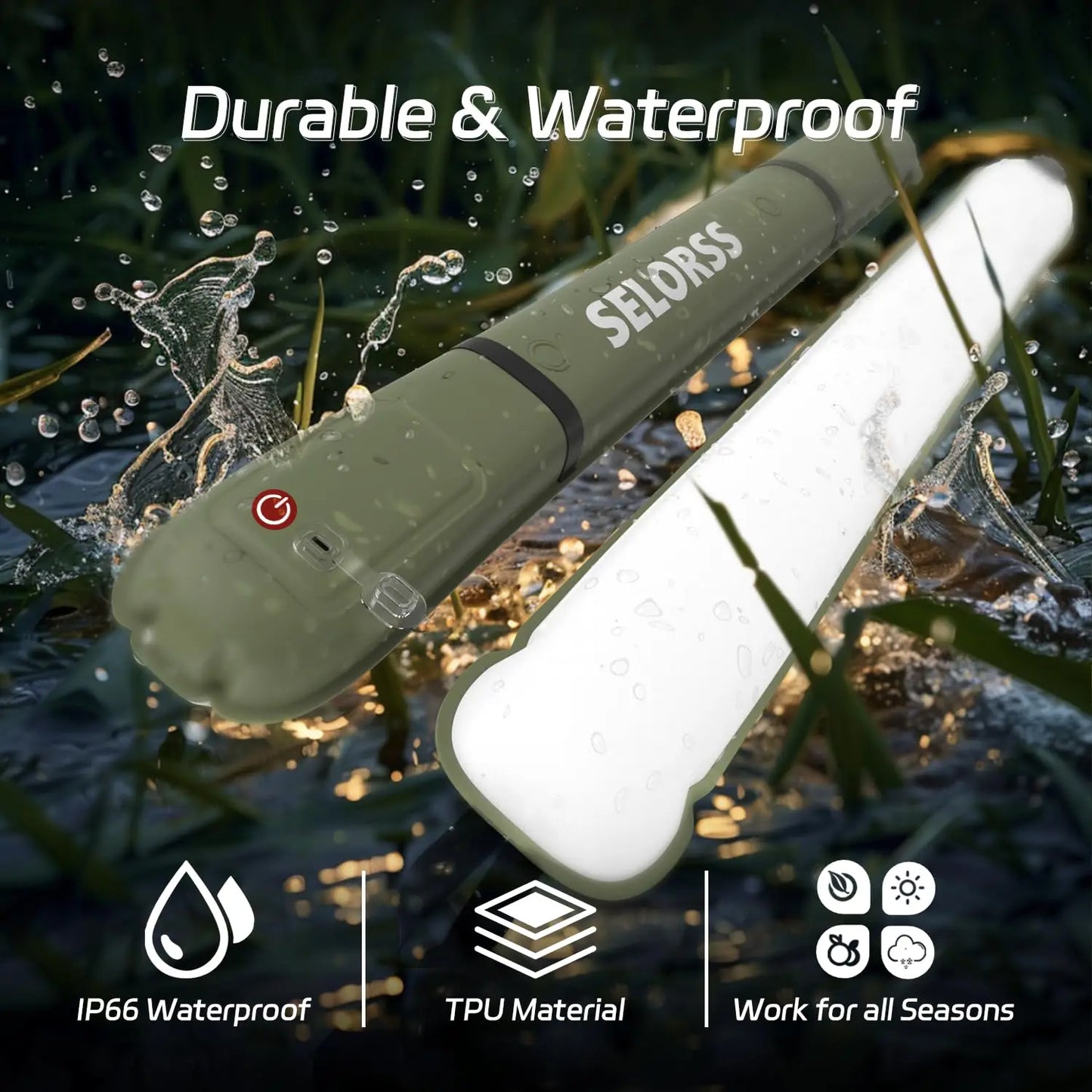 Rechargeable Portable Camping Tent Lamp for Outdoor Use