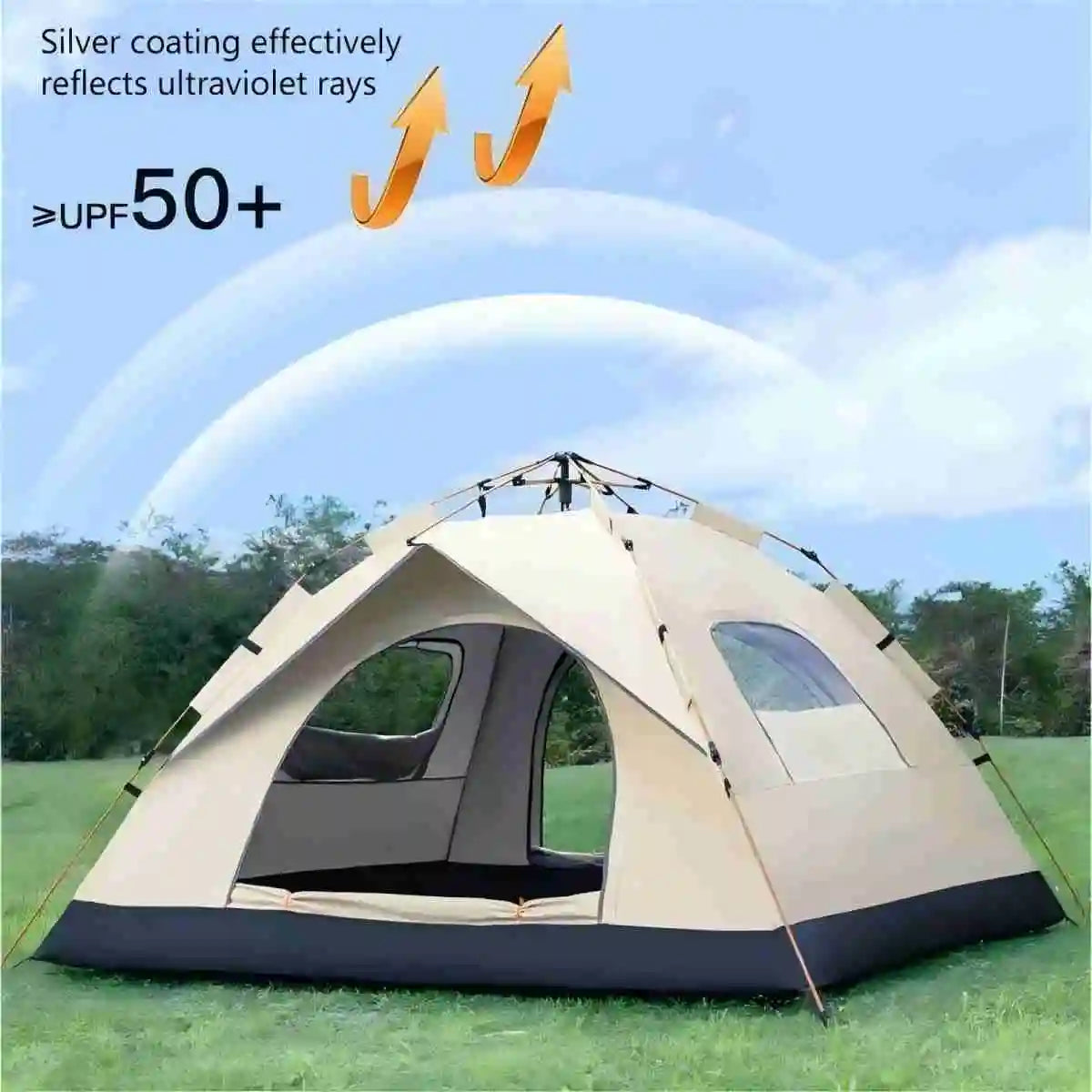 Outdoor Shelter Sunshade for Quick Automatic Setup