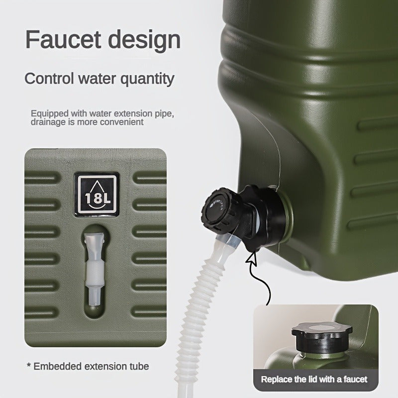 3.17gal/ 4.76gal Portable Water Containe