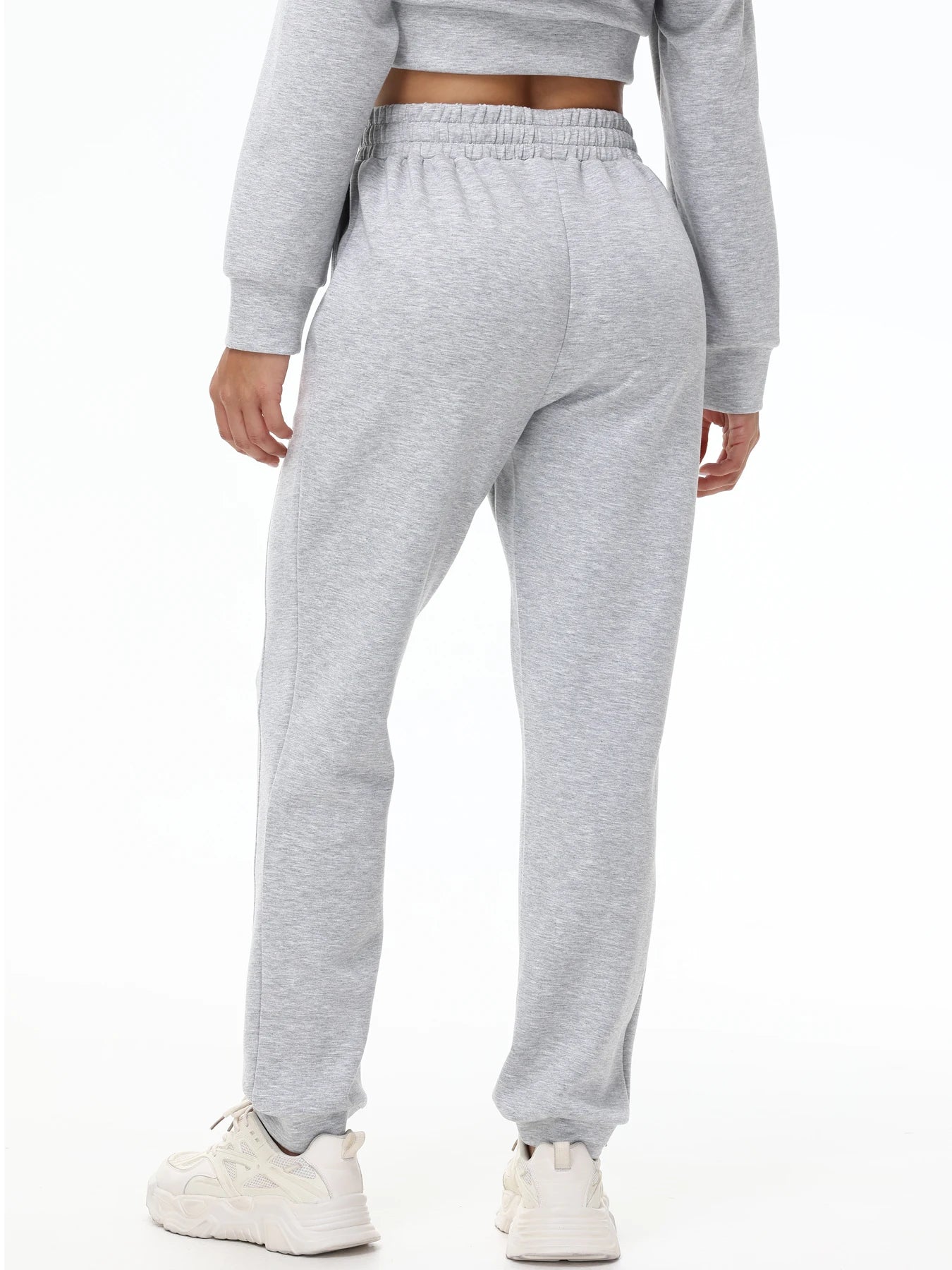 Womens Jogger Pants with Pocket Ankle-Length Regular Fit Stretchy Fabric