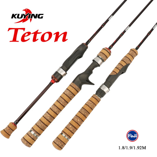 Ultra Light Soft Fishing Rod 1.8m 1.9m 1.92m Fast Medium Action Spinning Rod Carbon Fiber Trout Fishing