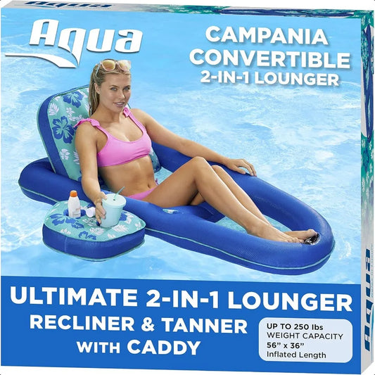 Extra Large Inflatable Pool Float Lounge for Ages 14 and Up