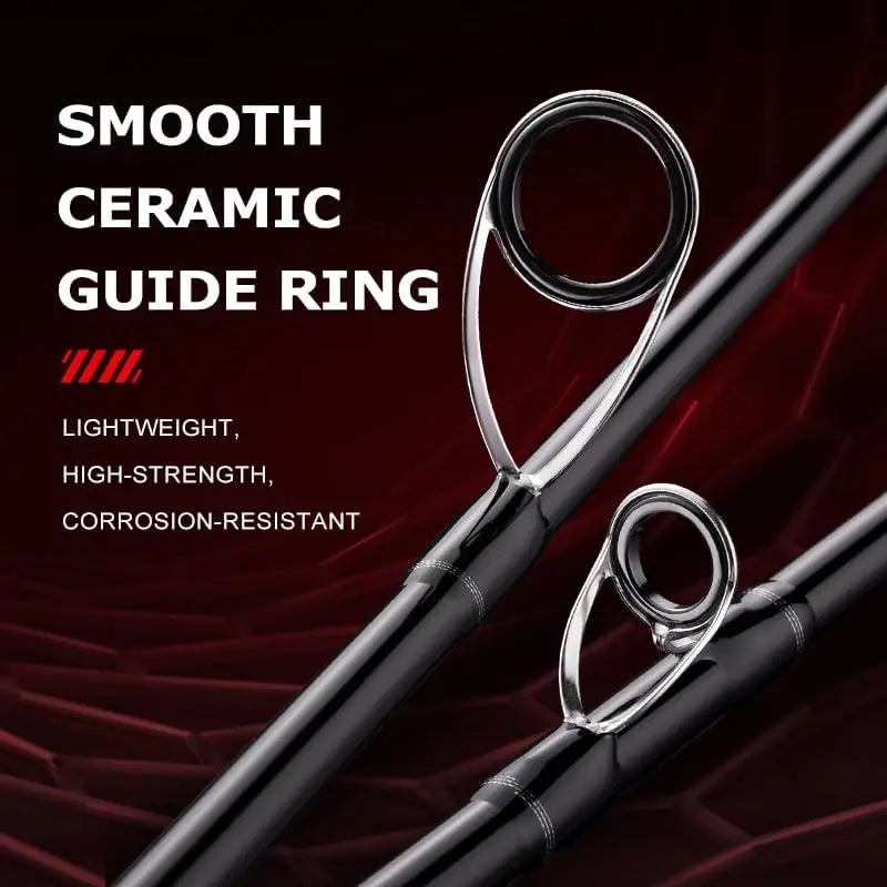 High Carbon Fiber Telescopic Spinning Casting Lure Rod for Ocean and Freshwater Fishing