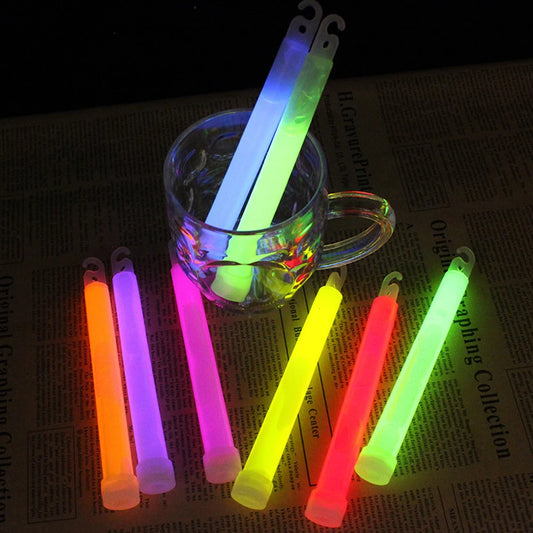 10 Pack 6 Inch Glow Light Sticks Emergency Warning Lamp Waterproof Hiking Camping Equipment