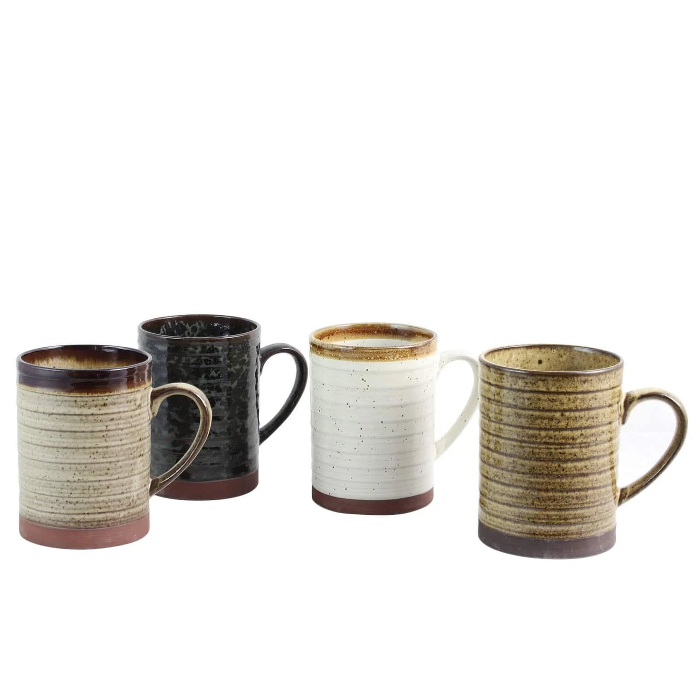 18.5 Ounce Assorted Colors Mug Set of 4 Terra Bella Terracotta